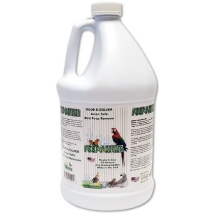 AE Cage Company Poop D Zolver Bird Poop Remover Lime Coconut Scent - 1 gallon