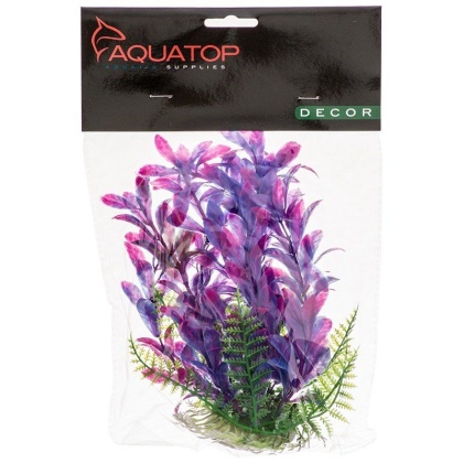 Aquatop Hygro Aquarium Plant - Pink & Purple - 6