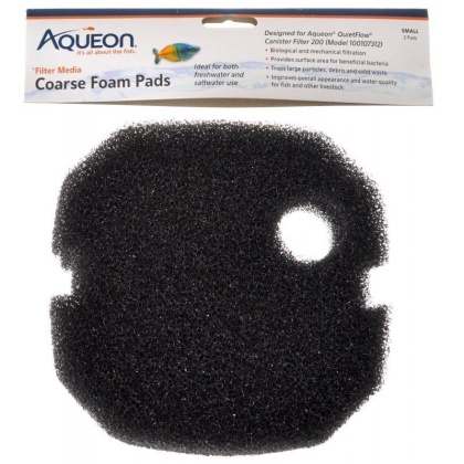 Aqueon Coarse Foam Pads - Small - 2 Count