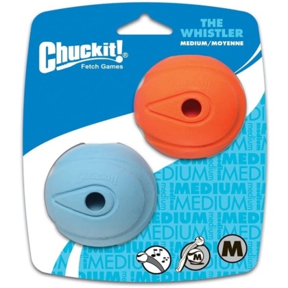 Chuckit The Whistler Chuck-It Ball - Medium Ball - 2.25\