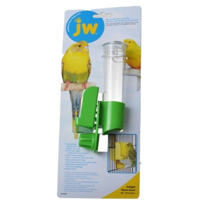 JW Insight Clean Seed Silo Bird Feeder - Regular - (2.25in.W x 6.75in.H)
