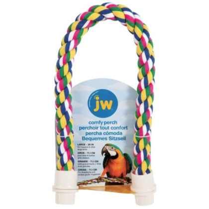 JW Pet Flexible Multi-Color Comfy Rope Perch 28in. - Large 1 count