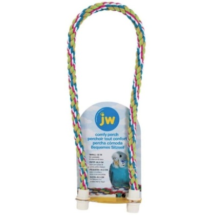 JW Pet Flexible Multi-Color Comfy Rope Perch 32in. - Small 1 count