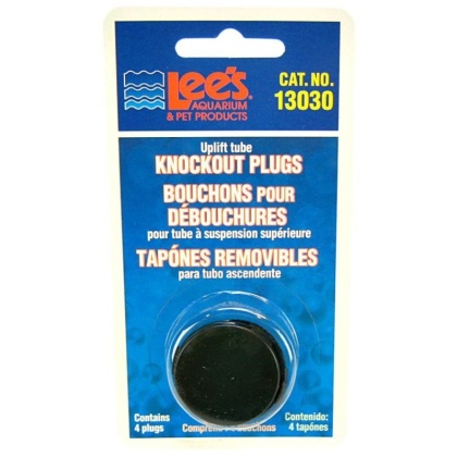 Lees Undergravel Knockout Plugs - 4 Pack