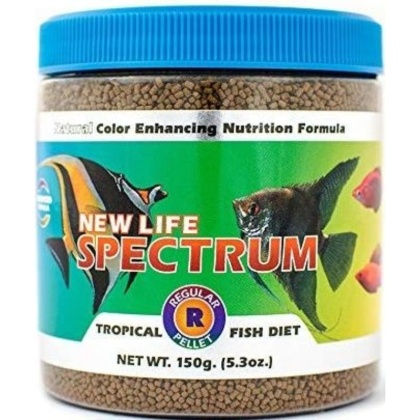 New Life Spectrum Tropical Fish Food Regular Sinking Pellets - 150 g