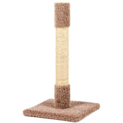 Classy Kitty Cat Decorator Scratching Post Carpet & Sisal Assorted Colors - 32\