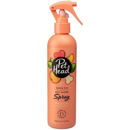 Pet Head Quick Fix Dry Clean Spray for Dogs Peach with Argan Oil - 10.1 oz