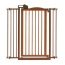 Tall One-Touch Gate II in Brown