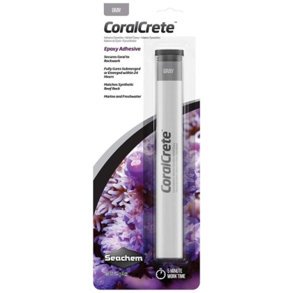 Seachem CoralCrete Gray Epoxy Adhesive - 4 oz