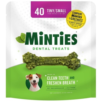 Sergeants Minties Dental Treats for Dogs Tiny Small - 40 count