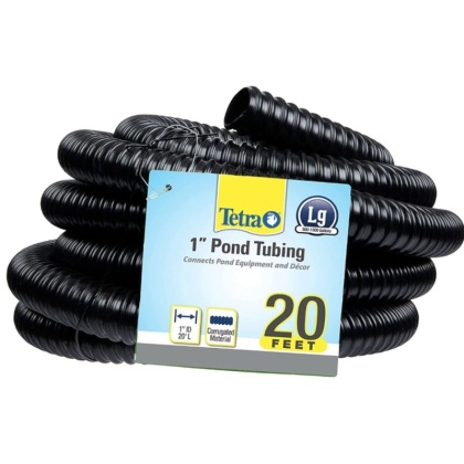 Tetra Pond Pond Tubing - Black - 20\' Long x 1\