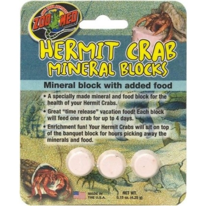 Zoo Med Hermit Crab Mineral Blocks - 1 count