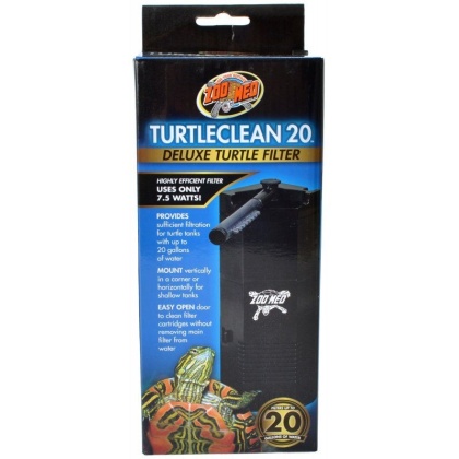 Zoo Med TurtleClean Deluxe Turtle Filter - 20 Gallons