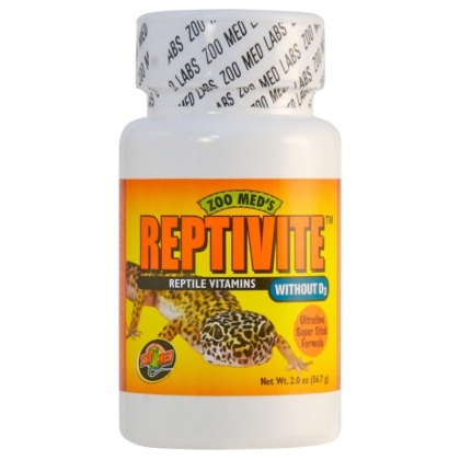 Zoo Med Reptivite Reptile Vitamins without D3 - 2 oz
