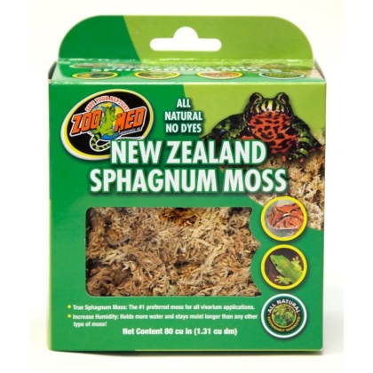 Zoo Med New Zeland Sphangnum Moss - 80 Cubic Inches