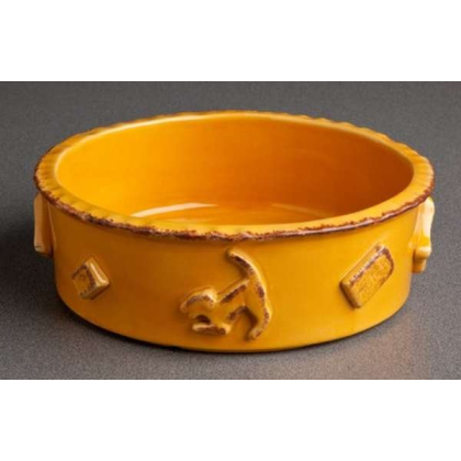 Caramel - Carmel Ceramica Dog Food/Water Bowl - Small