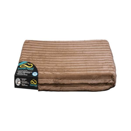 Mocha - DuraCloud Orthopedic Pet Bed and Crate Pad - Medium