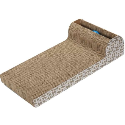 Brown - L-Shaped Cat Scratching Board