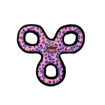 Pink - Tuffy Jr 3WayTug Pink Leopard - Junior