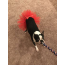 Red - Red Christmas Dog Tutu Skirt (Large) - Large