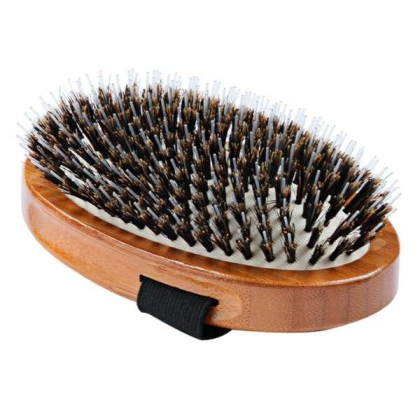 Striped Bamboo - Bass Brushes- Shine & Condition Pet Brush