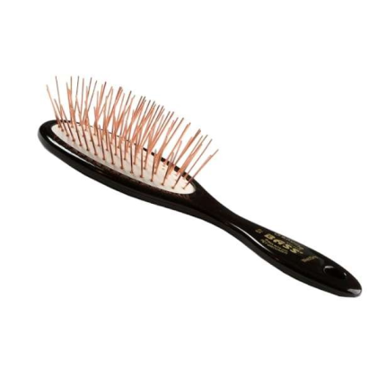 Jet Black - Bass Brushes- Style & Detangle Pet Brush - Small