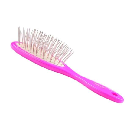 Pretty Pink - Bass Brushes- Style & Detangle Pet Brush - Small