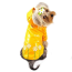 Yellow - Polka Dots & Daisies Raincoat with Cotton Lining - S