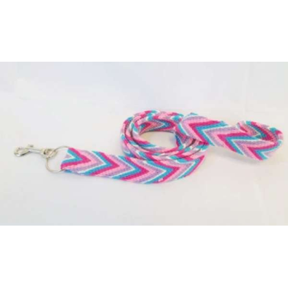 Pink - Pink Handmade Wayuu Pet Leash - 62\