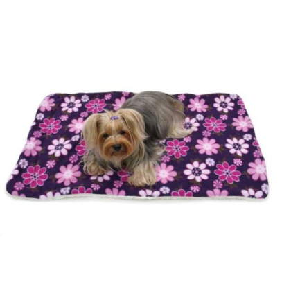 Violet - Midnight Garden Fleece/Plush Blanket - One Size