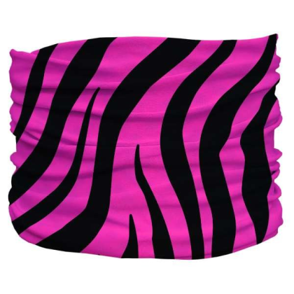 Pink - Zebra Pup Scruff - Large