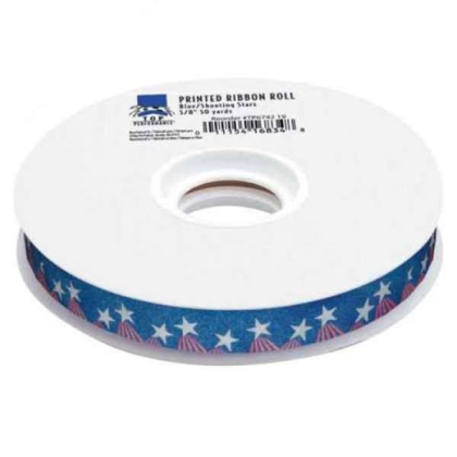 Shooting Stars - 50-Yard Printed Ribbon Rolls - 50 Yards