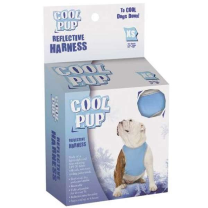 Blue - Cool Pup Reflective Harnesses  - Xsmall