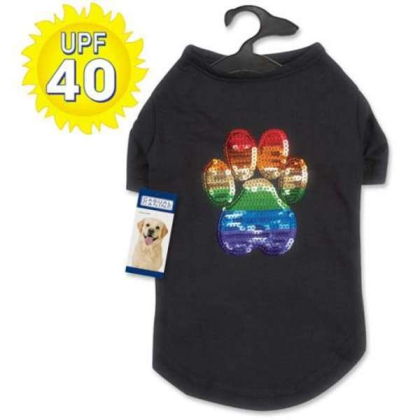 CC Puppy Pride Sequin UPF40 Tee - Large