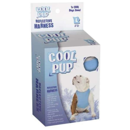 Blue - Cool Pup Reflective Harnesses  - Large