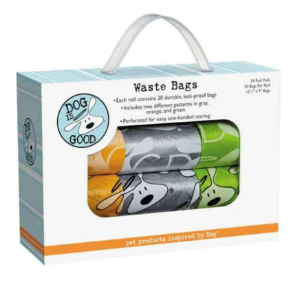 Dog is Good Icon Waste Bags,  24-Packs - 24 pack