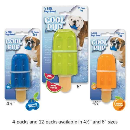 Orange - Cool Pup Toy Mini Popsicle - Mini