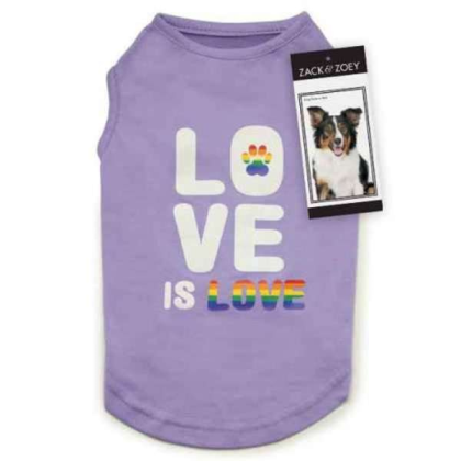 Purple - ZZ Love is Love Tank - Large