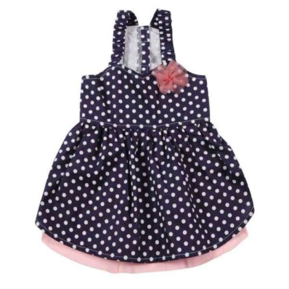 ESC Blue Polka Dot Dress - Xsmall