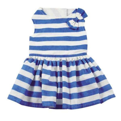 Blue - ESC Blue Stripe Dress - Xsmall