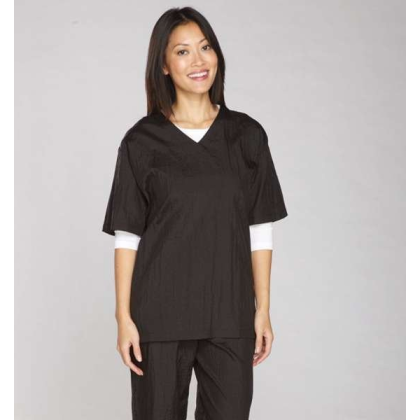 Black - TP V-Neck Grooming Smock   - Medium