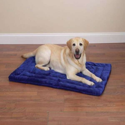 Gray - Slumber Pet Plush Mat  18x13In  - 18x13in