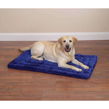 Gray - Slumber Pet Plush Mat  - 26x17in