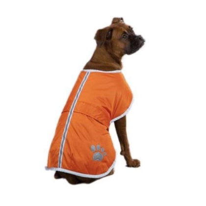 Orange - Zack & Zoey Nor\'Easter Blanket Coat - Large