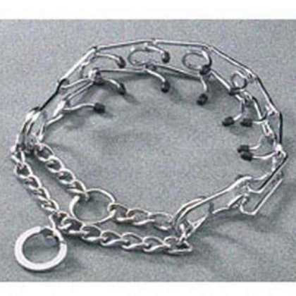 Chrome - Guardian Gear Prong Training Collar 20In 3.25mm - 20in