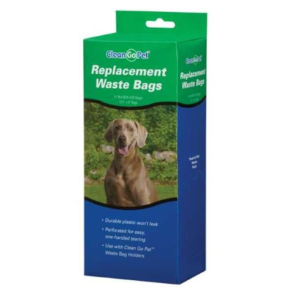 Black - Clean Go Pet Replacement Waste Bag 21Pk  - 21 Pack