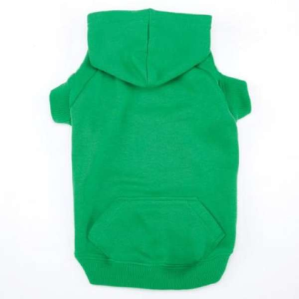 Green - Casual Canine Basic Hoodie  - XL