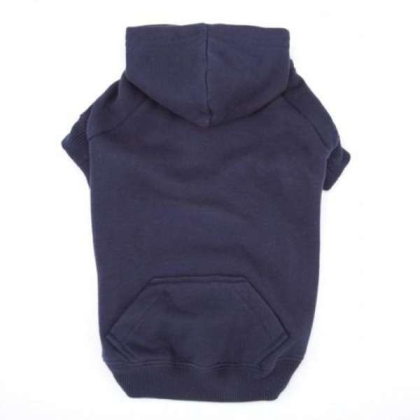 Blue - Casual Canine Basic Hoodie  - Large