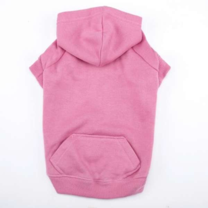 Pink - Casual Canine Basic Hoodie  - Medium