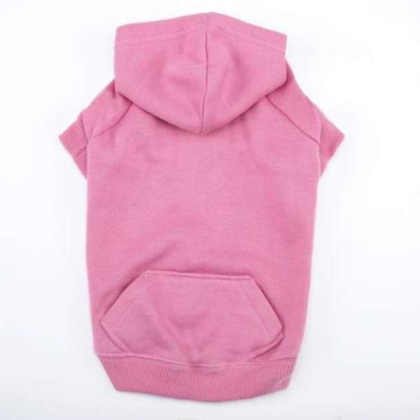 Pink - Casual Canine Basic Hoodie  - Xsmall